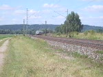 Ein Lint 41 der Eurobahn fhrt am 12.8.07 mit nettem Tf durch Burgstemmen 